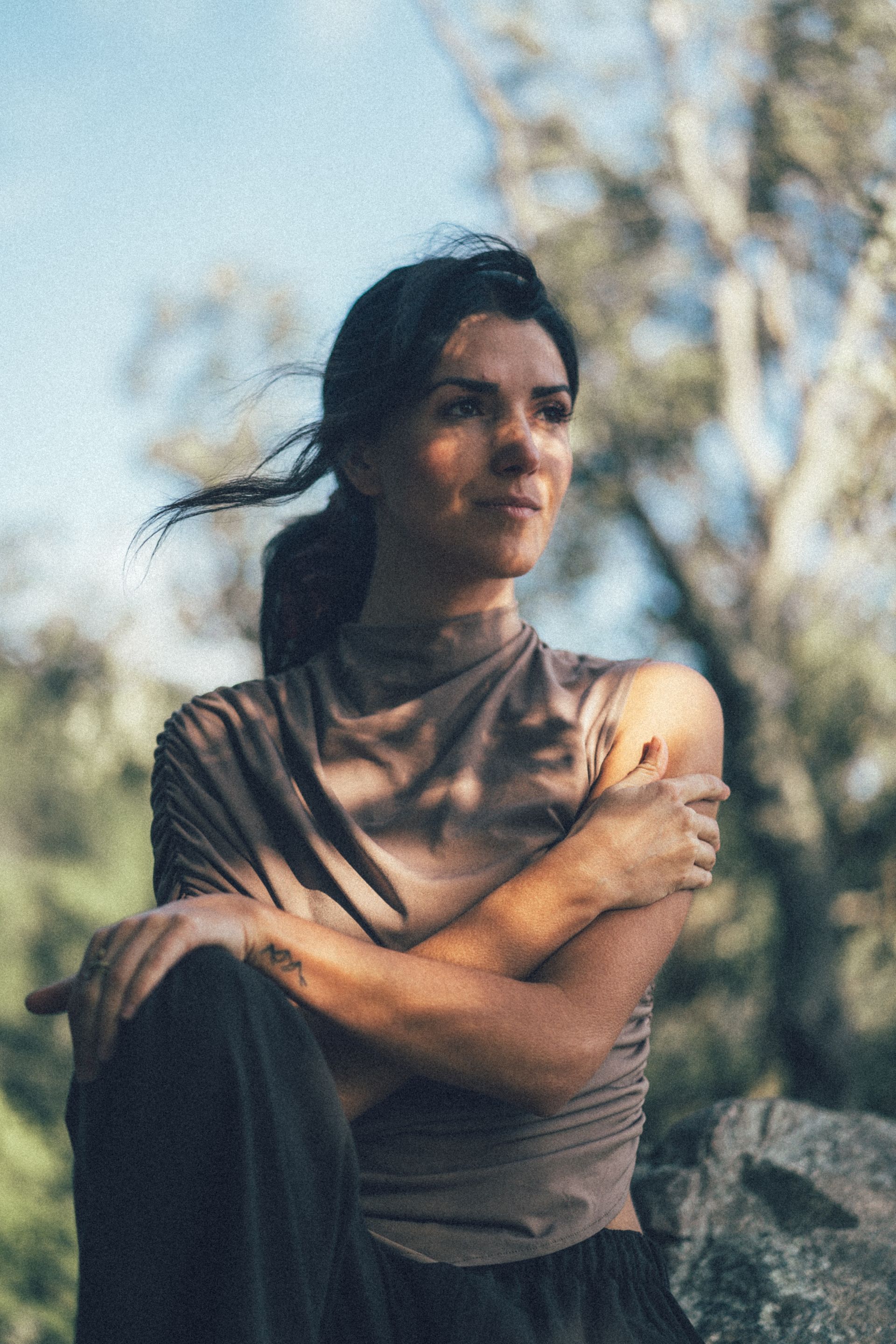 Sara en la naturaleza